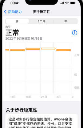 九合垸原种场iPhone手机维修如何在iPhone开启'步行稳定性通知'