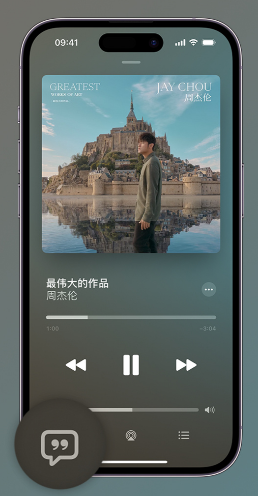 九合垸原种场iphone维修分享如何在iPhone上使用Apple Music全新唱歌功能 