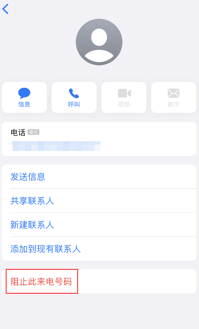 九合垸原种场苹果手机维修分享：iPhone 拒收陌生人 iMessage 信息的方法 