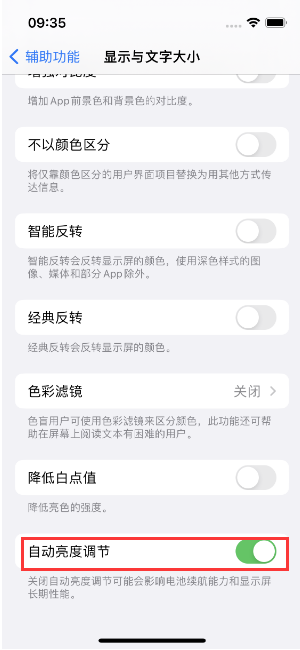 九合垸原种场苹果15维修店分享iPhone 15 Pro系列屏幕亮度 