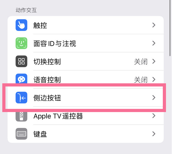 九合垸原种场苹果14维修店分享iPhone14 Plus侧键双击下载功能关闭方法 