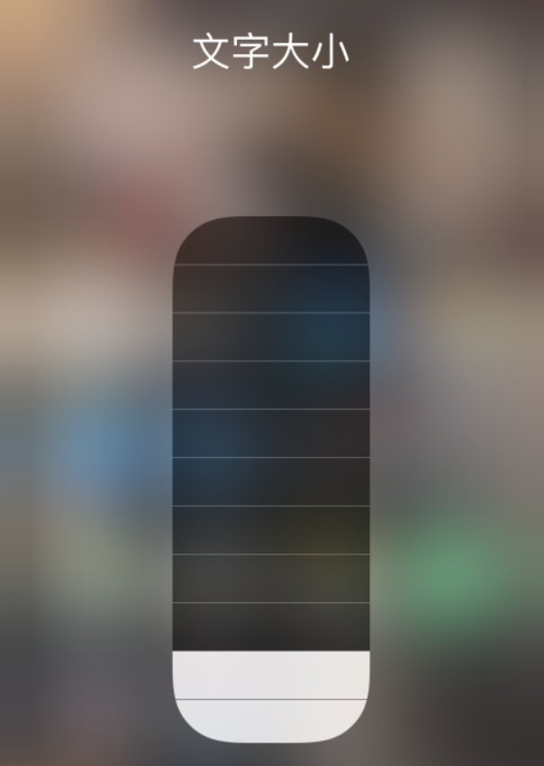 九合垸原种场苹果手机维修分享小技巧：在 iPhone 控制中心快速调节字体大小 